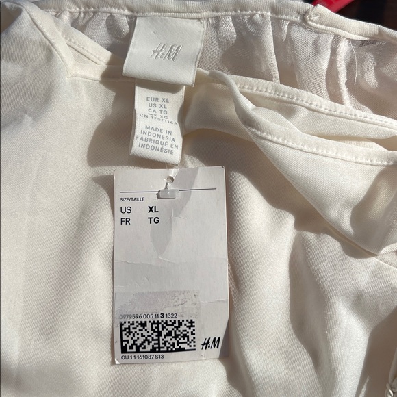 White Sheer Polka Dot Dress - Picture 3 of 5